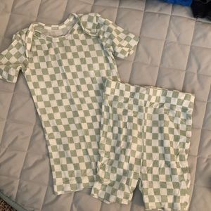 Solly baby pajamas never worn too small. Runs small